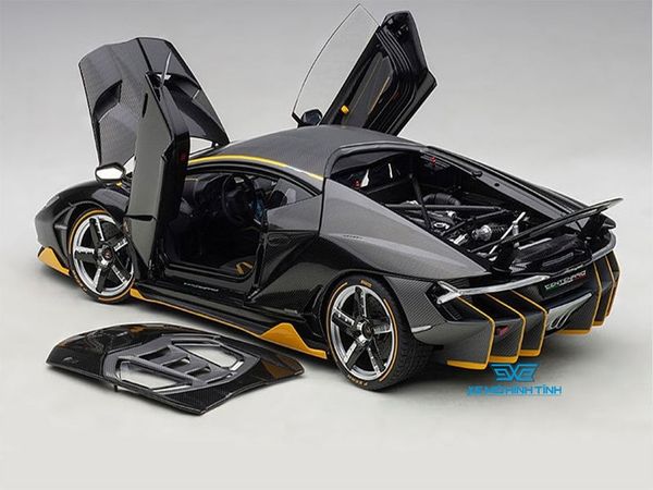 Xe Mô Hình Lamborghini Centenario LP770-4 1:18 Autoart (CLEAR CARBON WITH YELLOW ACCENTS)