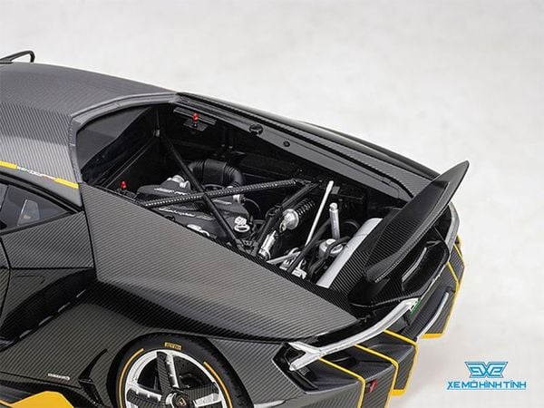 Xe Mô Hình Lamborghini Centenario LP770-4 1:18 Autoart (CLEAR CARBON WITH YELLOW ACCENTS)