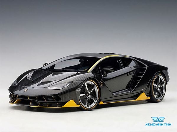 Xe Mô Hình Lamborghini Centenario LP770-4 1:18 Autoart (CLEAR CARBON WITH YELLOW ACCENTS)