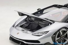 1/18 LAMBORGHINI CENTENARIO ROADSTER (ARGENTO CENTENARIO/MATT METALLIC SILVER)