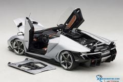 1/18 LAMBORGHINI CENTENARIO ROADSTER (ARGENTO CENTENARIO/MATT METALLIC SILVER)