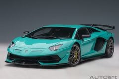 Xe Mô Hình Lamborghini Aventador SVJ 1:18 AUTOart ( Xanh)