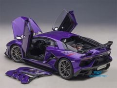 Xe Mô Hình Lamborghini Aventador SVJ 1:18 AUTOart ( Tím )