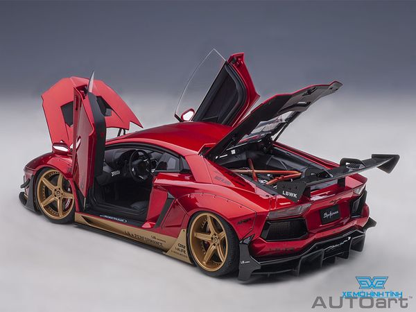 Xe Mô Hình Liberty Walk LB-WORKS Lamborghini Aventador Limited Edition 1:18 AUTOart ( Đỏ )