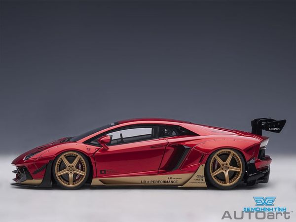 Xe Mô Hình Liberty Walk LB-WORKS Lamborghini Aventador Limited Edition 1:18 AUTOart ( Đỏ )