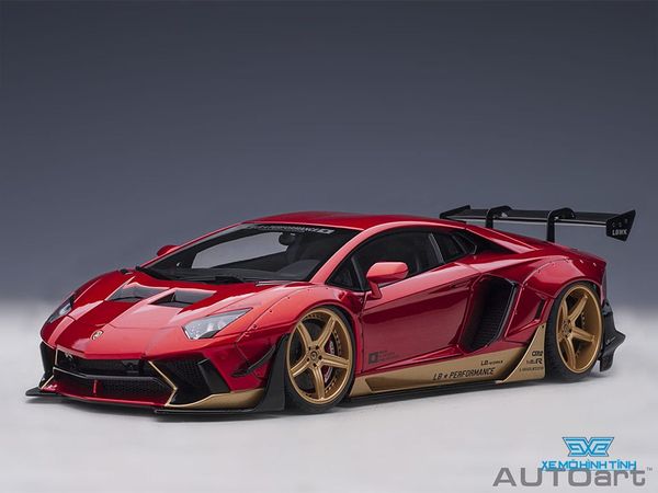 Xe Mô Hình Liberty Walk LB-WORKS Lamborghini Aventador Limited Edition 1:18 AUTOart ( Đỏ )