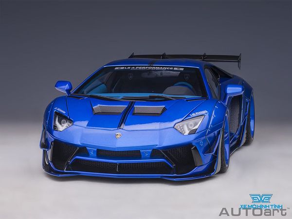 Xe Mô Hình Liberty Walk LB-WORKS Lamborghini Aventador Limited Edition 1:18 AUTOart ( Xanh )