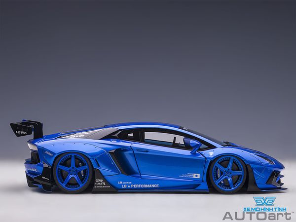 Xe Mô Hình Liberty Walk LB-WORKS Lamborghini Aventador Limited Edition 1:18 AUTOart ( Xanh )