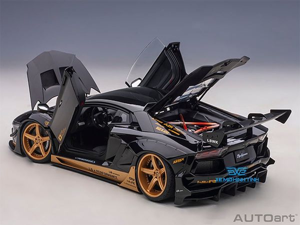 Xe Mô Hình Lamborghini Aventador Liberty Walk LB-Works Limited Edition 1:18 AUTOart  ( Đen )