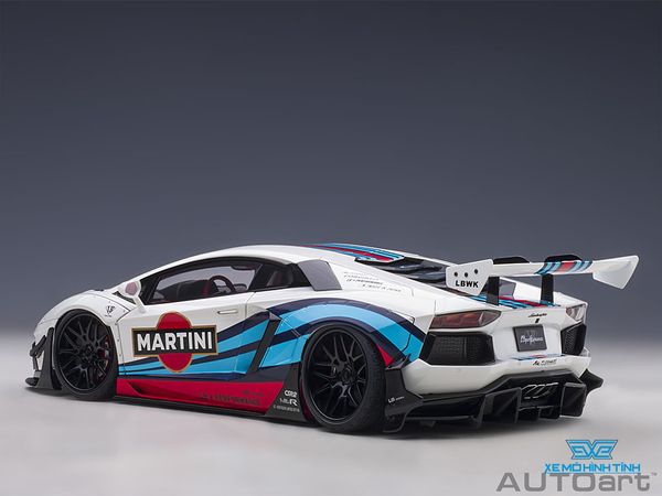 Xe Mô Hình Liberty Walk LB-WORKS Lamborghini Aventador Limited Edition 1:18 AUTOart ( Martini )