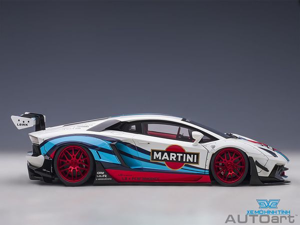 Xe Mô Hình Liberty Walk LB-WORKS Lamborghini Aventador Limited Edition 1:18 AUTOart ( Martini )