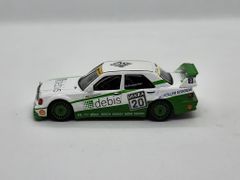 Xe Mô Hình Mercedes-Benz 190E 2.5 16 Evolution II 1991 DTM Zakspeed #20 Michael Schumacher LHD 1:64 Minigt ( Trắng Xanh )