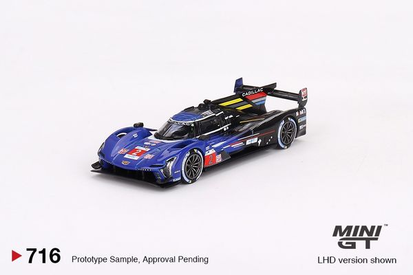 Xe Mô Hình Cadillac V-Series.R #2 Cadillac Racing 1:64 MINIGT