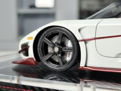 Xe Mô Hình Koenigsegg Agera RS Limited 500 1:18 FrontiArt ( Trắng Đỏ )