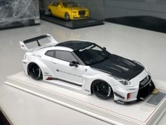 Xe Mô Hình Nissan GTR R35 Liberty Walk 1:18 LB Performance ( Trắng mui đen )