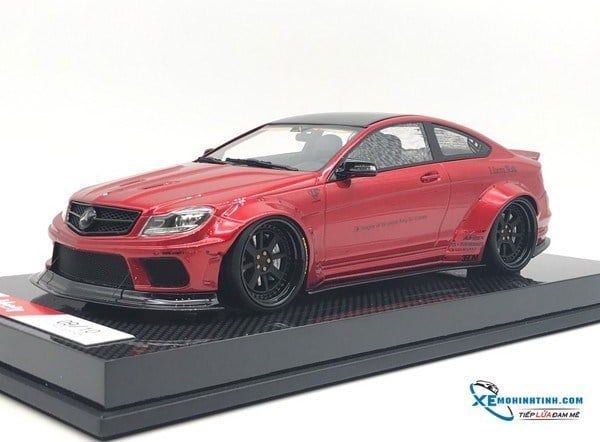 MERCEDES-BENZ C63 LIBERTY WALK ĐỎ - ĐẾ CARBON