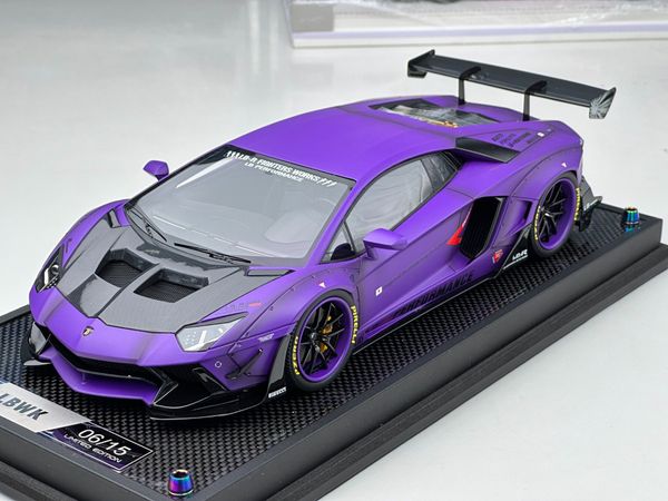 Xe Mô Hình Lamborghi Aventador LBWK 1:18 Timothy & Pierre ( Purple )