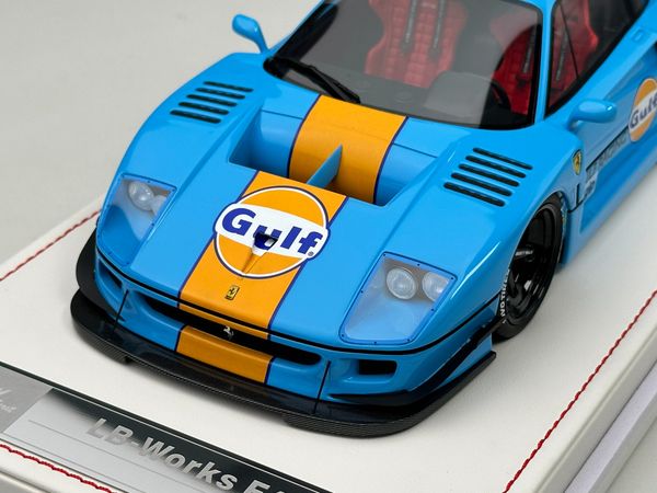 Xe Mô Hình F40 LBWK 1:18 Ivy Merit ( Gulf )