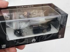 Xe Mô Hình Nissan GTR R34 Z-Tune Diecast-Openable Hood 1:64 Time Micro (Đen) + Fig