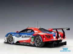 Xe Mô Hình Ford GT Le Mans 2016 WINNE+R  J.HAND/D.MULLER/S.BOURDAIS #68 1:18 Autoart ( Xanh Dương / Đỏ )