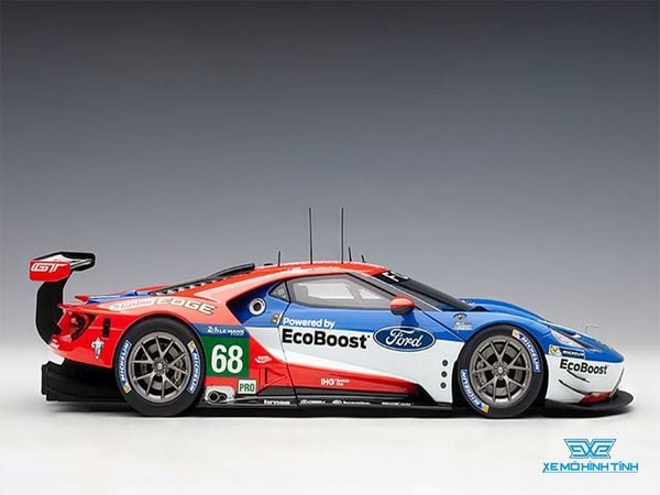 Xe Mô Hình Ford GT Le Mans 2016 WINNE+R  J.HAND/D.MULLER/S.BOURDAIS #68 1:18 Autoart ( Xanh Dương / Đỏ )