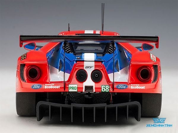 Xe Mô Hình Ford GT Le Mans 2016 WINNE+R  J.HAND/D.MULLER/S.BOURDAIS #68 1:18 Autoart ( Xanh Dương / Đỏ )