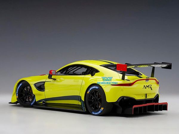Xe Mô Hình Aston Martin Vantage GTE Le Mans Pro 2018 #97 1:18 Autoart ( Vàng Chanh )
