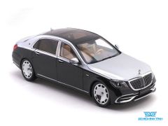 Xe Mô Hình Mercedes-Maybach S-Class 2019 1:18 Almost Real ( Đen Nửa Bạc )