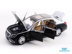 Xe Mô Hình Mercedes-Maybach S-Class 2019 1:18 Almost Real ( Đen Nửa Bạc )