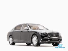 Xe Mô Hình Mercedes-Maybach S-Class 2019 1:18 Almost Real ( Đen Nửa Bạc )