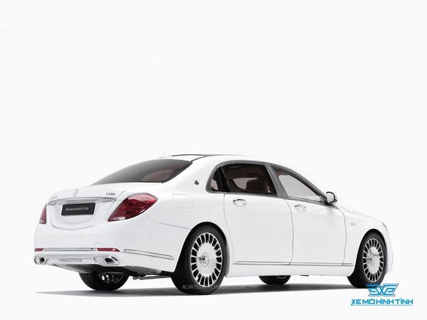 Xe Mô Hình Mercedes-Maybach S-Class 2019 1:18 Almost Real ( Trắng )