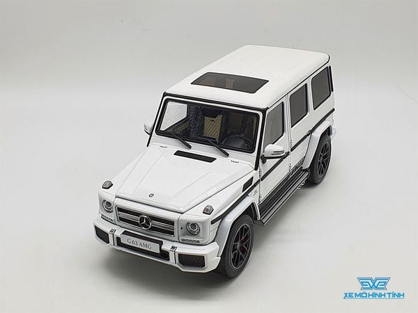 Xe Mô Hình Mercedes-AMG G63 AMG ( W463 ) 463 Edition 1:18 Almost Real ( Trắng )