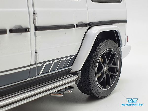 Xe Mô Hình Mercedes-AMG G63 AMG ( W463 ) 463 Edition 1:18 Almost Real ( Trắng )