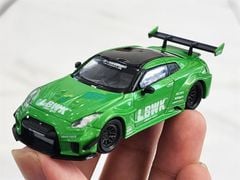 Xe Mô Hình LB-Silhouette WORKS GT Nissan 35GT-RR Ver.2 Apple Green LHD 1:64 Minigt ( Xanh Lá )