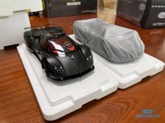 Xe Mô Hình Pagani Zonda F 2005 1:18 Almost Real ( Đen Nhám)