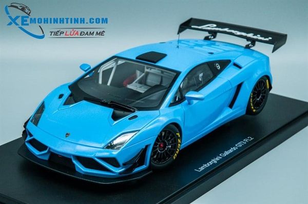 XE MÔ HÌNH LAMBORGHINI GALLARDO GT3 FL2 2013 1:18 AUTOART (XANH DƯƠNG)