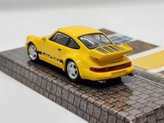 Xe Mô Hình Porsche 911 Turbo 1:64 Schuco ( Vàng )