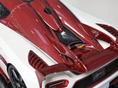 Xe Mô Hình Koenigsegg Agera RS Limited 500 1:18 FrontiArt ( Trắng Đỏ )