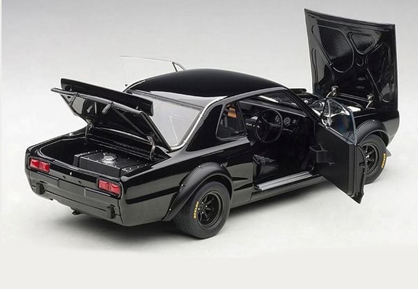 Xe Mô Hình  Nissan Skyline GT-R (KPGC-10) Racing 1972 1:18 Autoart ( Đen )