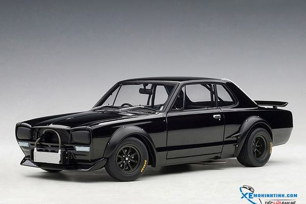 Xe Mô Hình  Nissan Skyline GT-R (KPGC-10) Racing 1972 1:18 Autoart ( Đen )