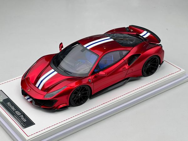 Xe Mô Hình Novitec 488 pista 1:18 Ivy Merit ( Metallic Red )