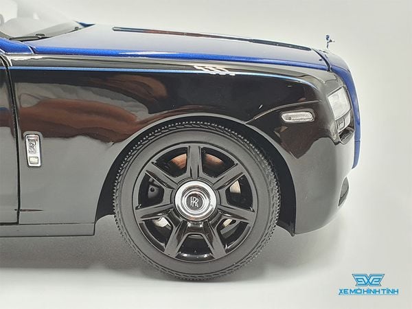 Xe Mô Hình Rolls-Royce Ghost Arktic 1:18 Kyosho ( Đen / Xanh )