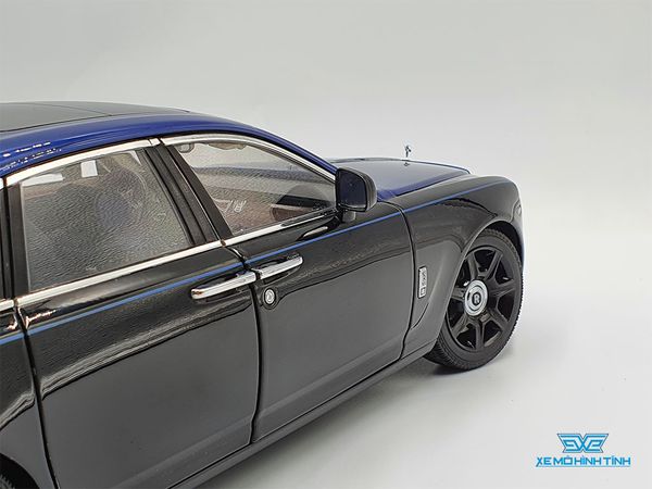 Xe Mô Hình Rolls-Royce Ghost Arktic 1:18 Kyosho ( Đen / Xanh )