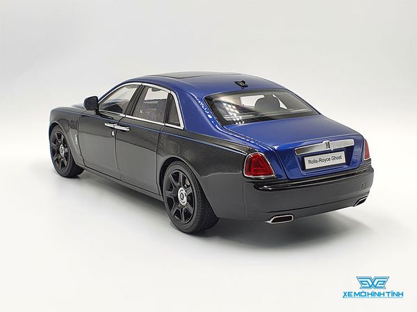 Xe Mô Hình Rolls-Royce Ghost Arktic 1:18 Kyosho ( Đen / Xanh )