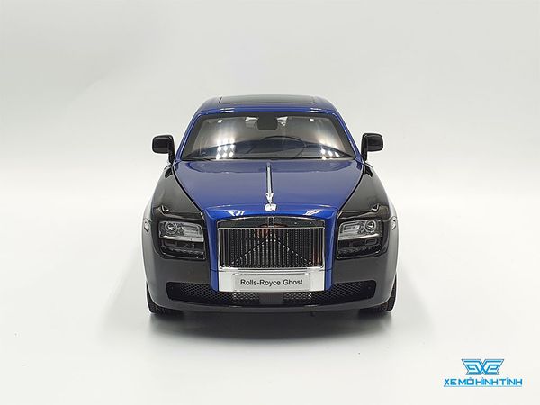 Xe Mô Hình Rolls-Royce Ghost Arktic 1:18 Kyosho ( Đen / Xanh )