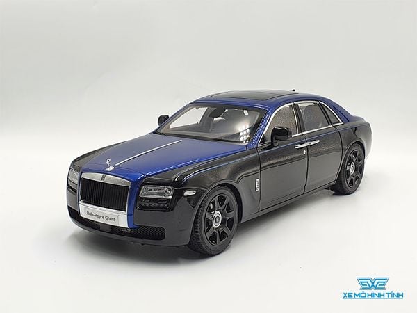 Xe Mô Hình Rolls-Royce Ghost Arktic 1:18 Kyosho ( Đen / Xanh )