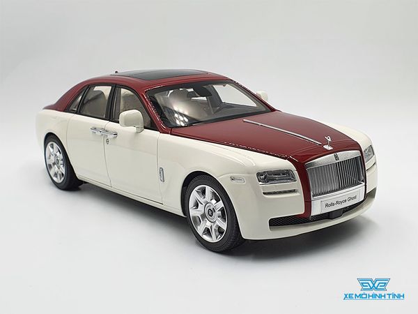 Xe Mô Hình Rolls-Royce Ghost Arktic 1:18 Kyosho ( Đỏ / Trắng )