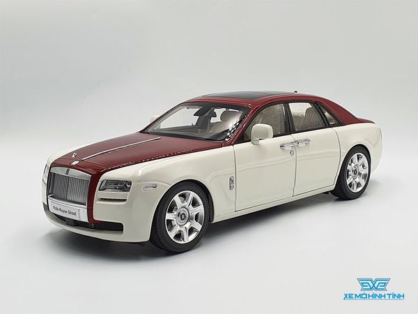 Xe Mô Hình Rolls-Royce Ghost Arktic 1:18 Kyosho ( Đỏ / Trắng )