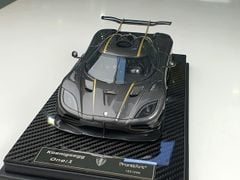 Xe mô hình Koenigsegg One:1 1:18 FrontiArt (Carbon Gold)