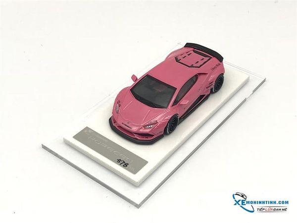 Xe Mô Hình Lamborghini Huracan LB 1:64 Liberty Walks ( Hồng )